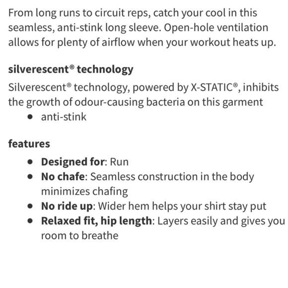 Lululemon Breeze By Long Sleeve Polar Spots Lunar Rock / Graphite Grey Size 10 - Picture 9 of 10